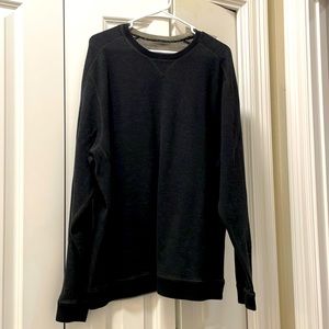 Charcoal and Gray reversible Tommy Bahama Pull over.